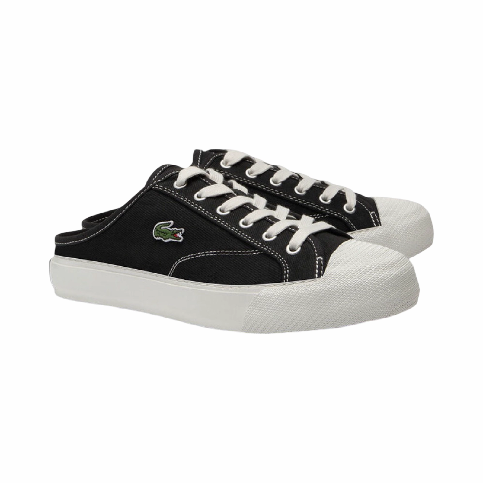Lacoste Womens Backcourt Mule 124 Black Off White Snowproof Outdoor Boots