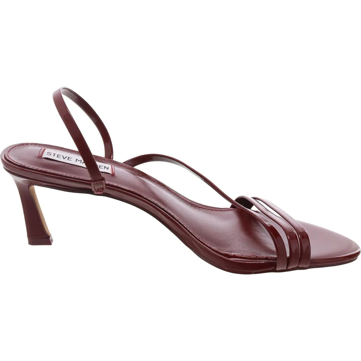 Lamora Womens Strappy Patent Leather Slide