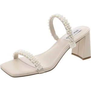Lilah Womens Embellished Leather Slide