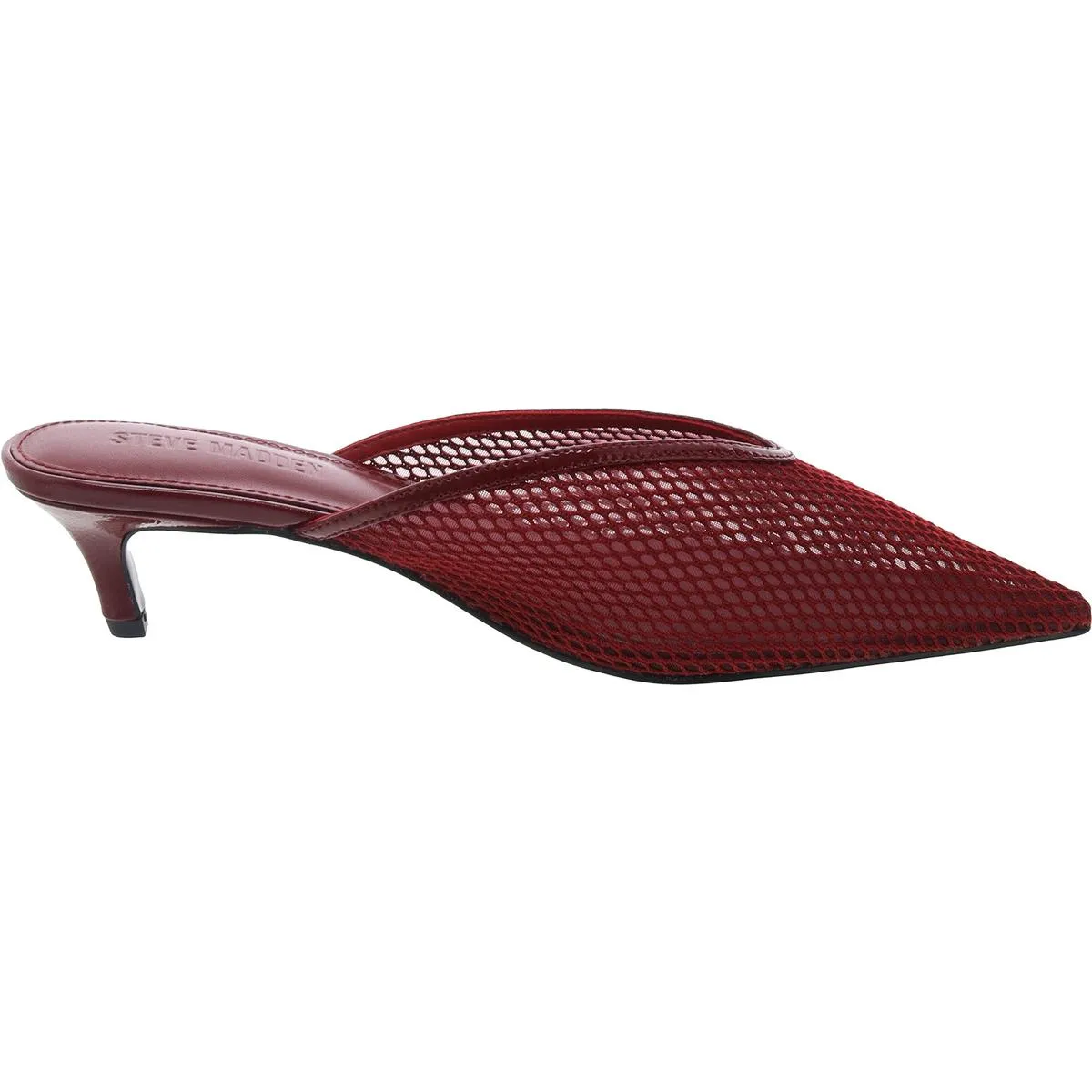 Livia Womens Padded Insole Mesh Kitten Heels