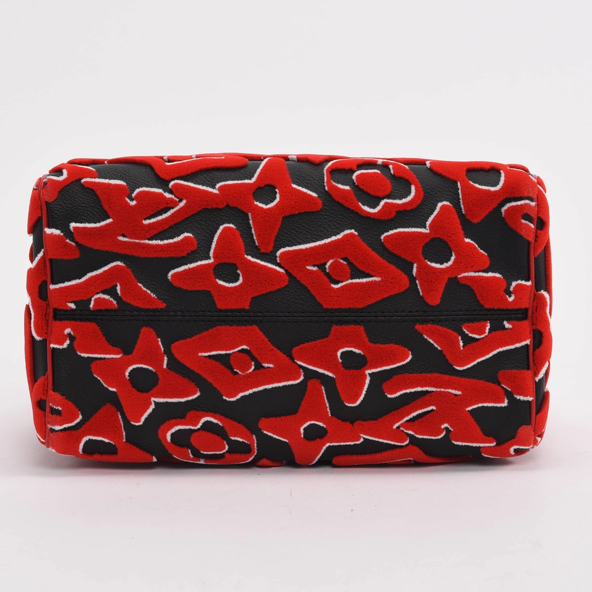 Louis Vuitton Black & Red Monogram Urs Fischer Speedy 25