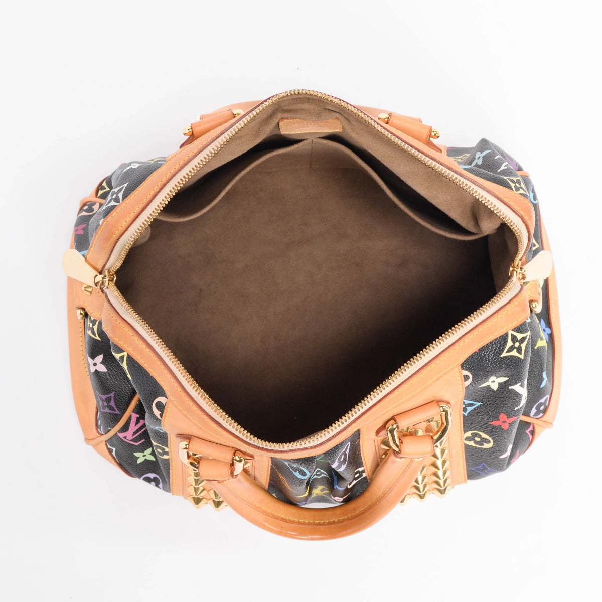 Louis Vuitton Black Monogram Multicolore Courtney MM Bag