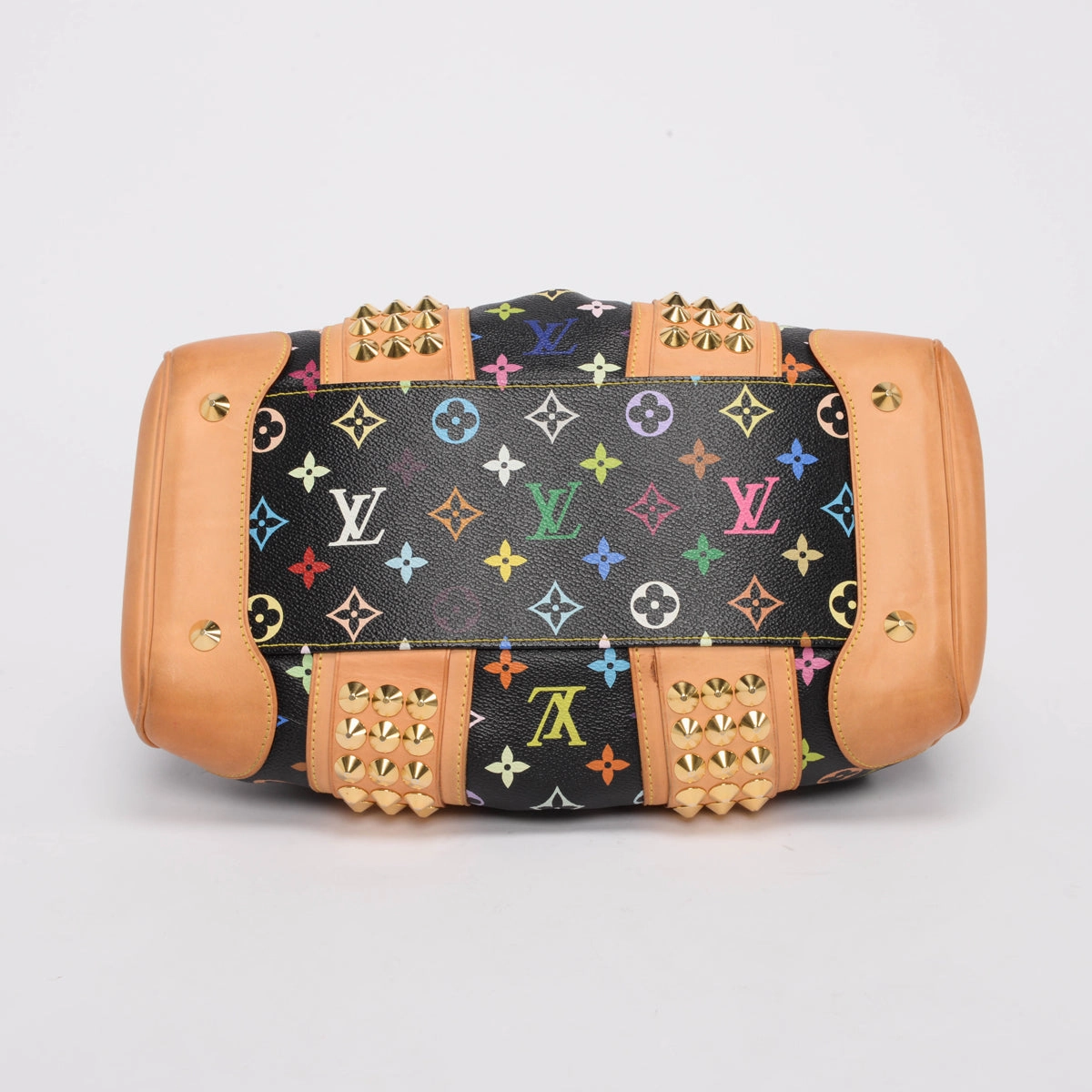 Louis Vuitton Black Monogram Multicolore Courtney MM Bag