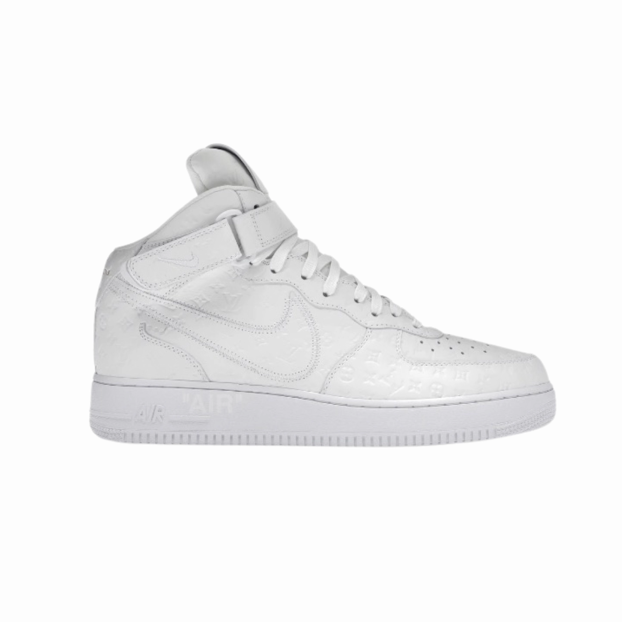 Louis Vuitton x Off White Air Force 1 Mid White White By Virgil Abloh Off-White footwear options