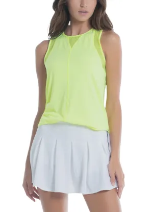 Lucky in Love Chill Out Tank-Neon Yellow Clothing Lucky In Love Women