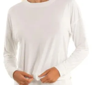 Lucky In Love Hype LS UV Shirt - WHT Clothing Lucky In Love Women