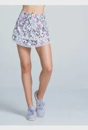 Lucky In Love Ladies HighWaist Wild Bloom Skirt - WHT Clothing Lucky In Love Women