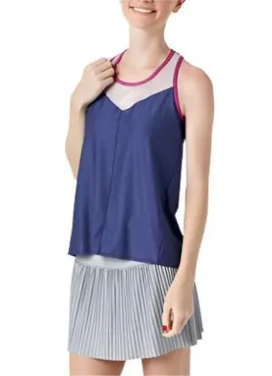 Lucky in Love Shimmer Tie  Tank - CX057-460 Clothing Lucky In Love Women