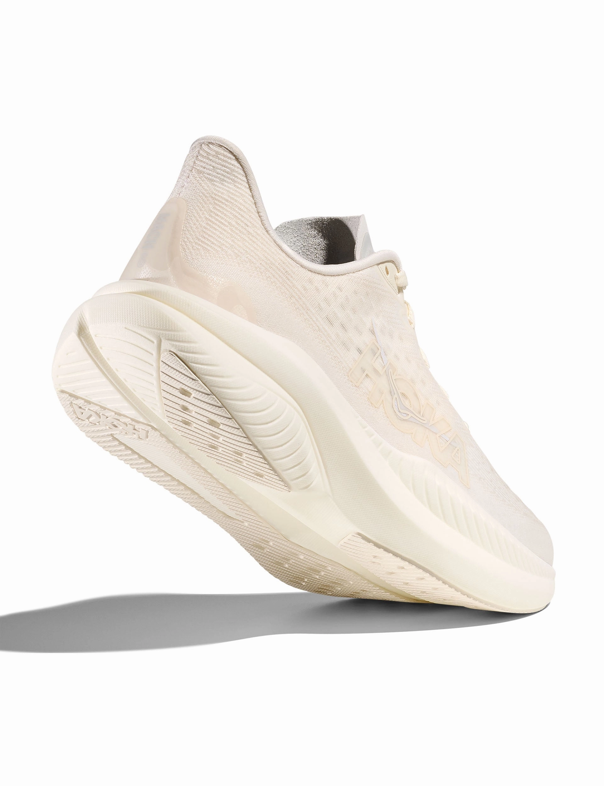 Mach 6 - Alabaster/Cosmic Grey Hoka trail-ready performance shoes