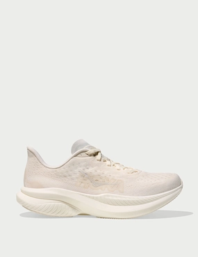 Mach 6 - Alabaster/Cosmic Grey Hoka performance shoes for runners