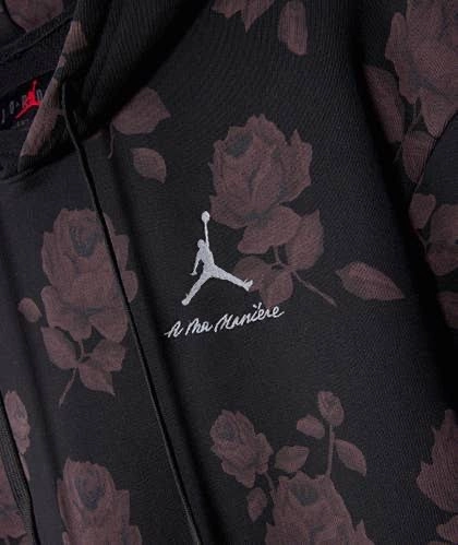 Men's Air Jordan A Ma Maniere Hoodie Black Ash Basketball Shoes