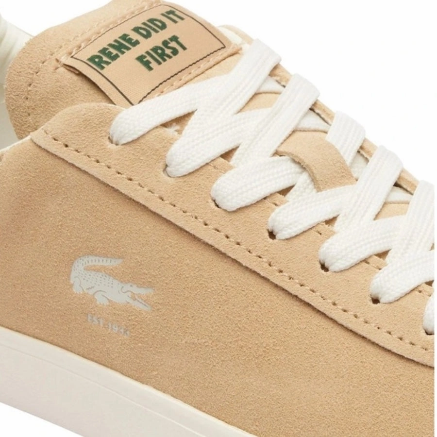 Men's Lacoste Baseshot 124 Light Brown Off White Snowproof Outdoor Boots
