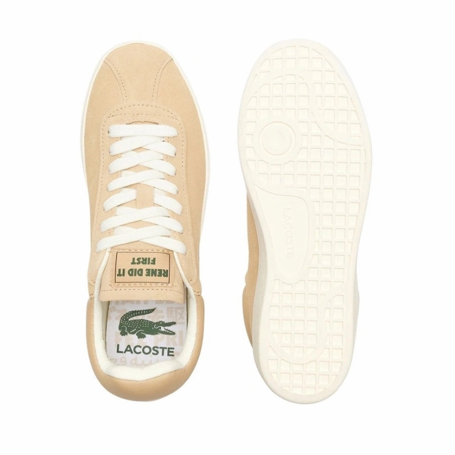 Men's Lacoste Baseshot 124 Light Brown Off White Snowproof Outdoor Boots