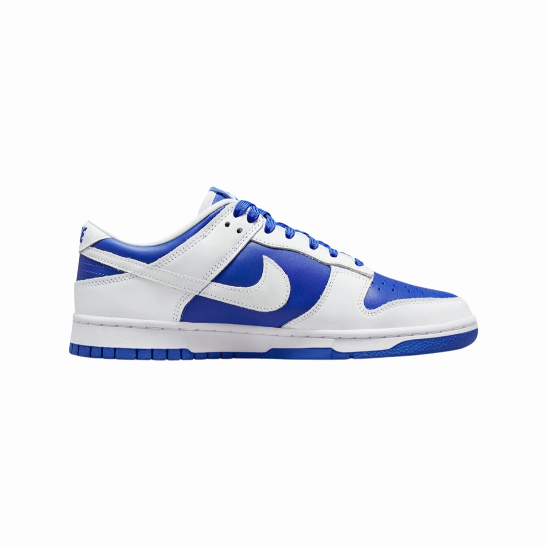 Men's Nike Dunk Low Racer Blue White Modern Sneakers
