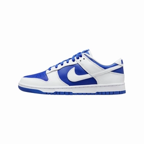 Men's Nike Dunk Low Racer Blue White Nike training shoes with flexible soles