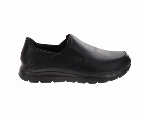 Men's Slip Resistant Work Relaxed Fit: Flex Advantage - Bronwood Skechers memory foam shoes for comfort