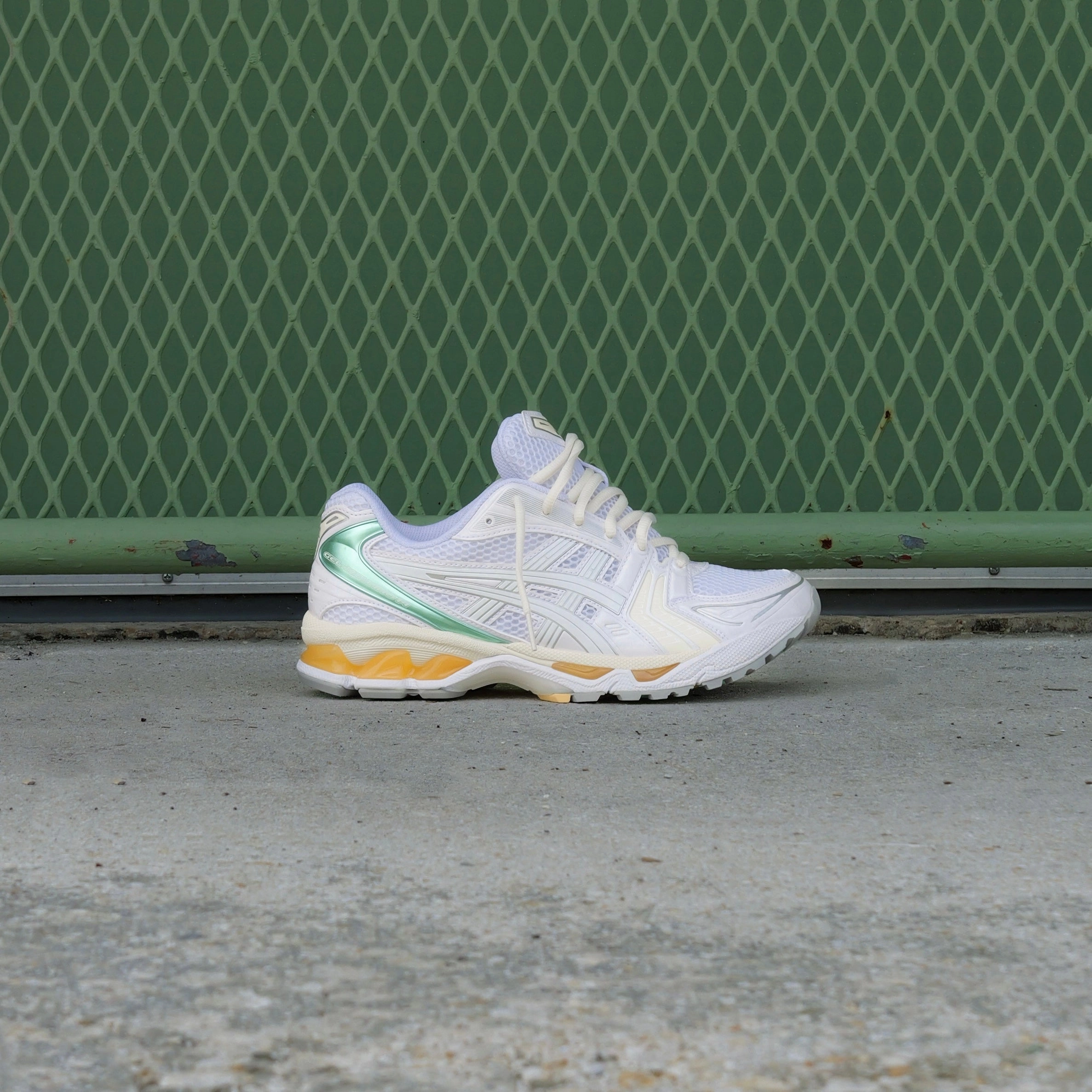 Mens Asics Gel-Kayano 14 (White/White) Asics sport performance shoes