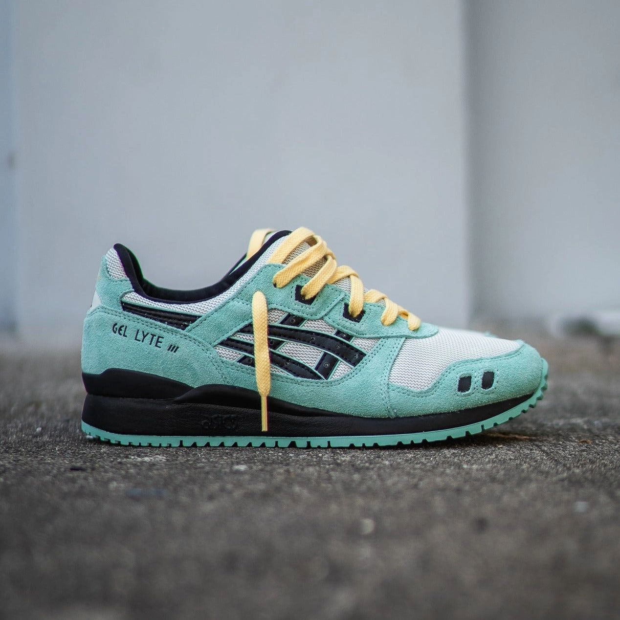 Mens Asics Gel-Lyte 3 OG (Pure Aqua/Black) Asics sport performance shoes