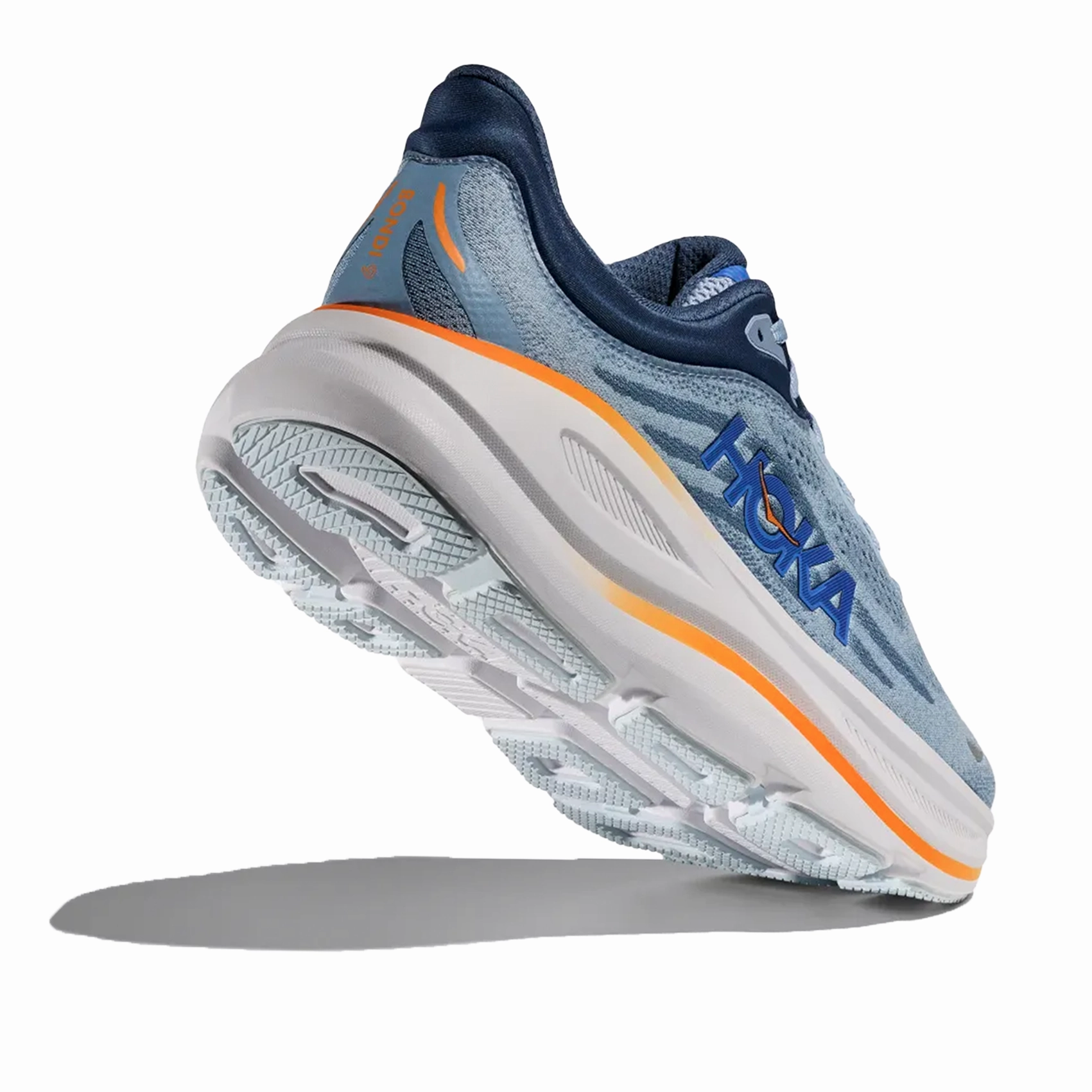 Mens HOKA Bondi 9 (Extra Wide) Hoka athletic footwear shots