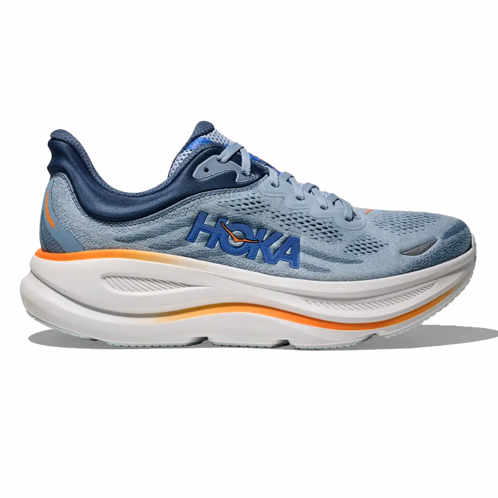 Mens HOKA Bondi 9 (Extra Wide) Hoka athletic footwear shots