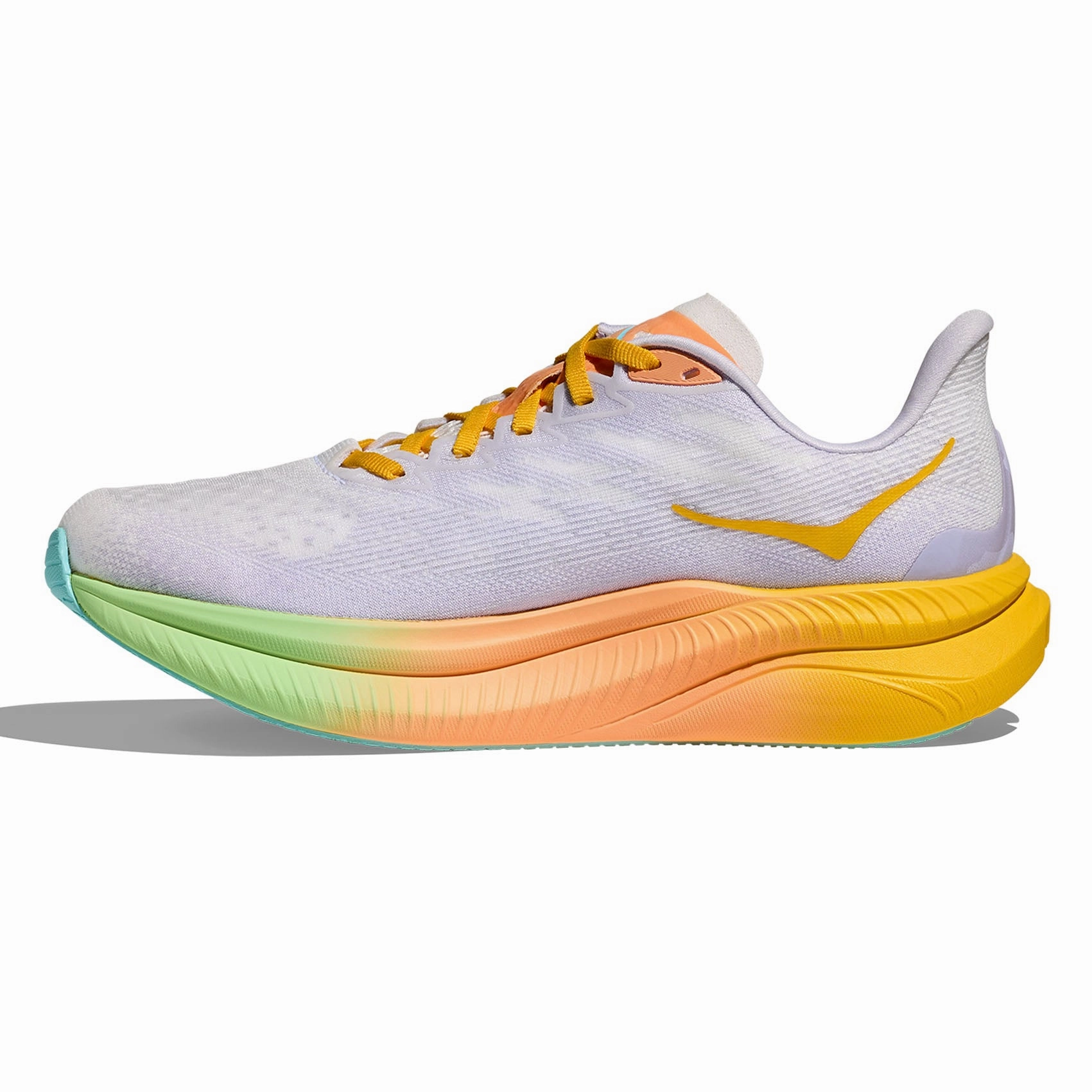 Mens HOKA Mach 6 Hoka athletic footwear shots