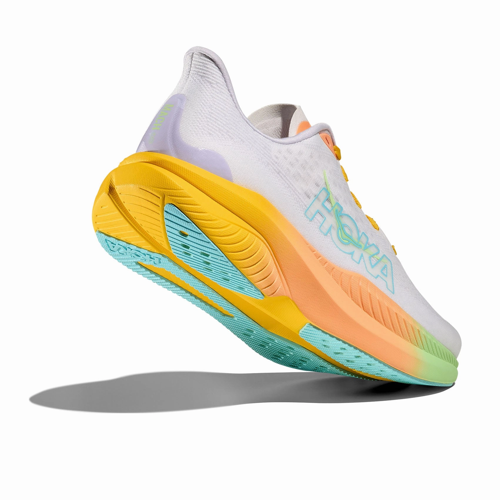 Mens HOKA Mach 6 Hoka athletic footwear shots