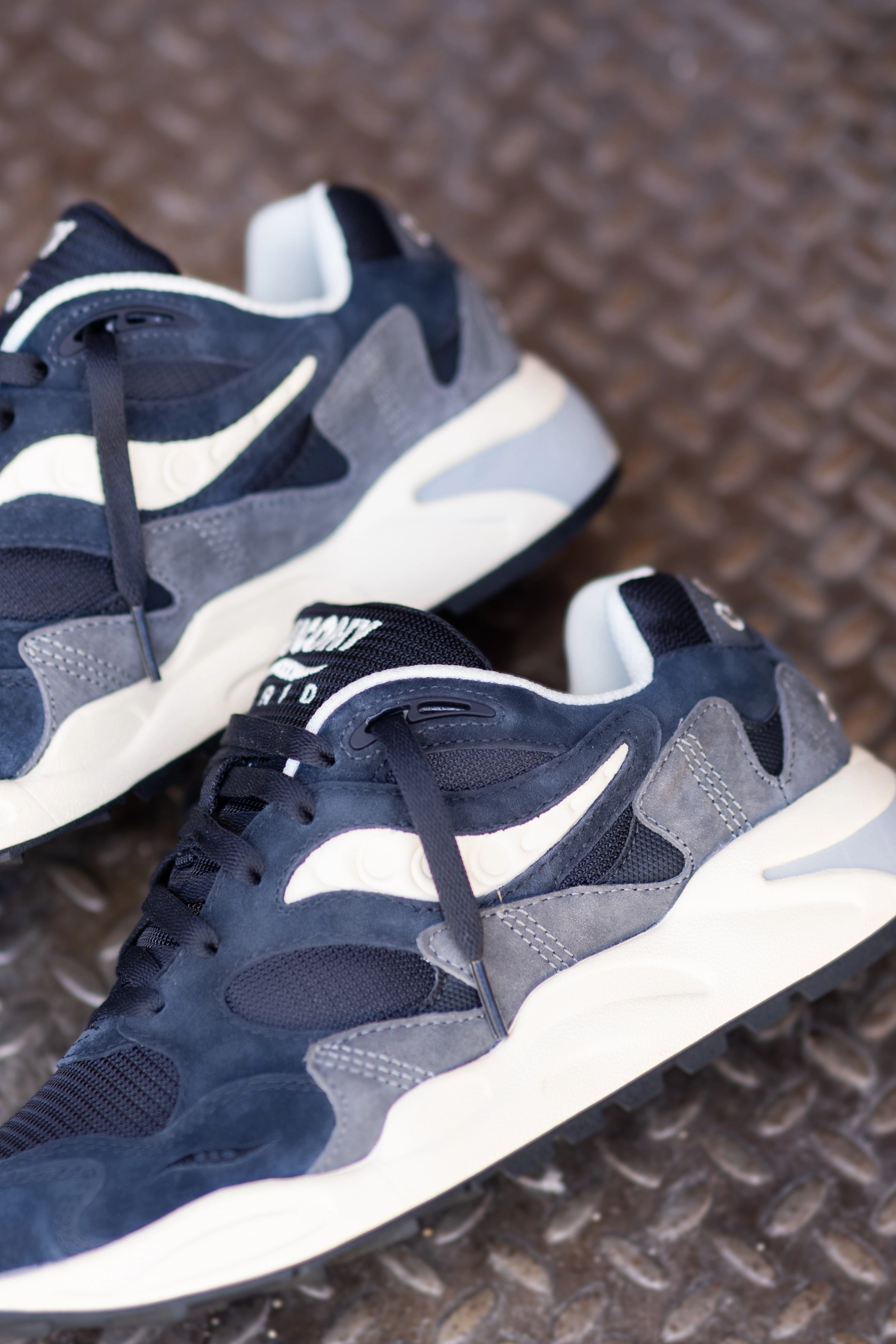 Mens Saucony Grid Shadow 2 (Navy/Cream) Saucony versatile athletic footwear