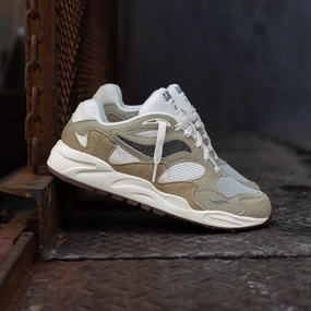 Mens Saucony Grid Shadow 2 (Sand/Sage) Saucony all-day comfort athletic sneakers