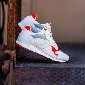 Mens Saucony Shadow 5000 (Light Beige/Mint) Saucony all-day comfort athletic sneakers
