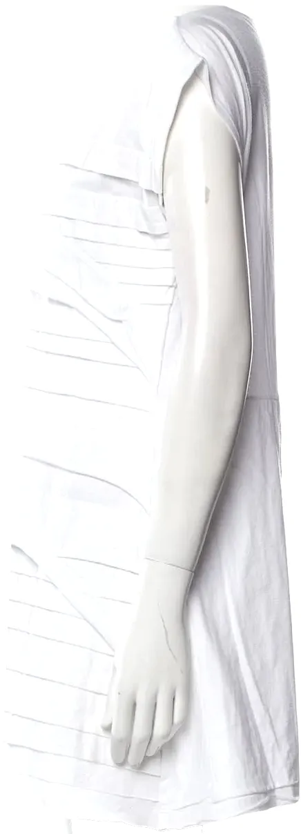 MIU MIU ITALY.  White Cotton Dress From the 2010 Collection