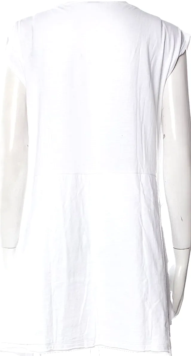 MIU MIU ITALY.  White Cotton Dress From the 2010 Collection