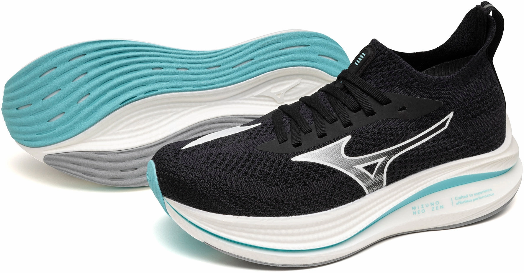 Mizuno Neo Zen Womens Running Shoes - Black Performance Sneakers