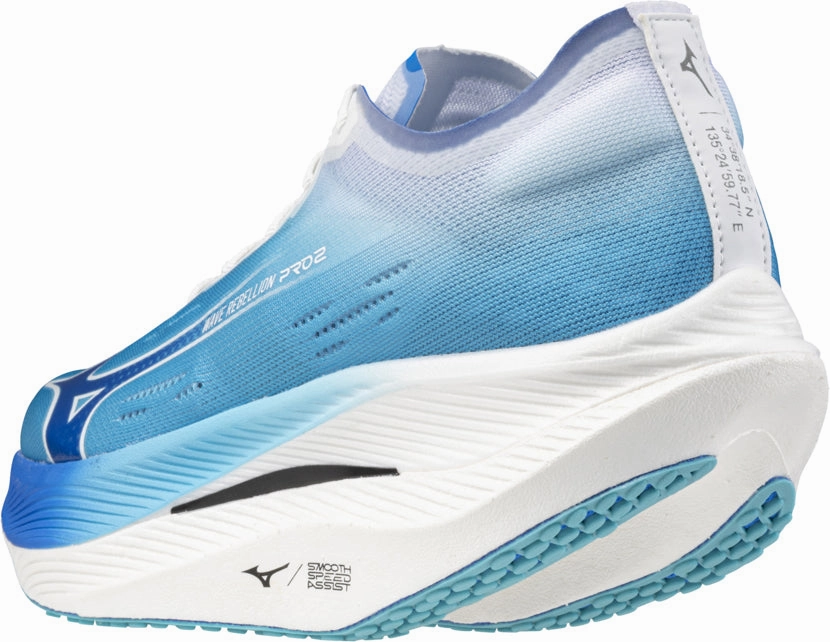Mizuno Wave Rebellion Pro 2 Running Shoes - Blue Performance Sneakers