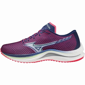 Mizuno Wave Rebellion Womens Running Shoes - Pink Mizuno performance sneakers for training