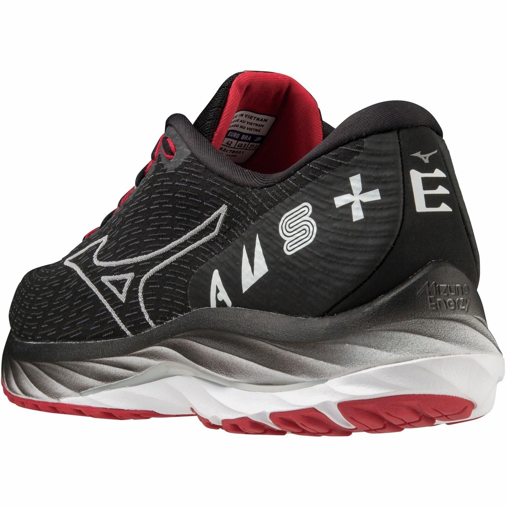 Mizuno Wave Rider 26 Amsterdam Running Shoes - Black Performance Sneakers