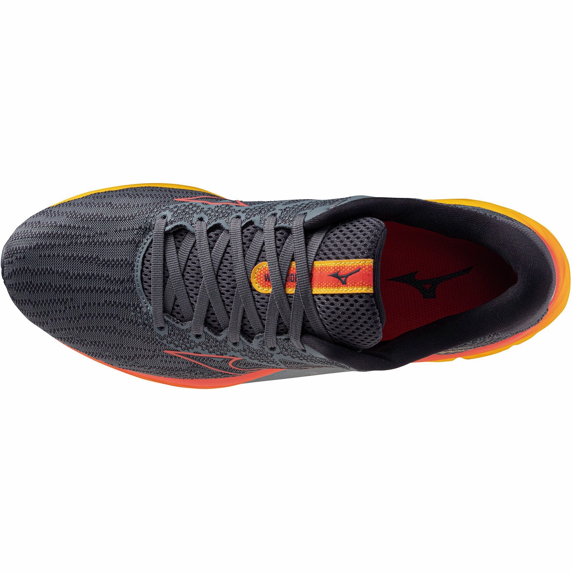 Mizuno Wave Rider 27 Mens Running Shoes - Grey Performance Sneakers