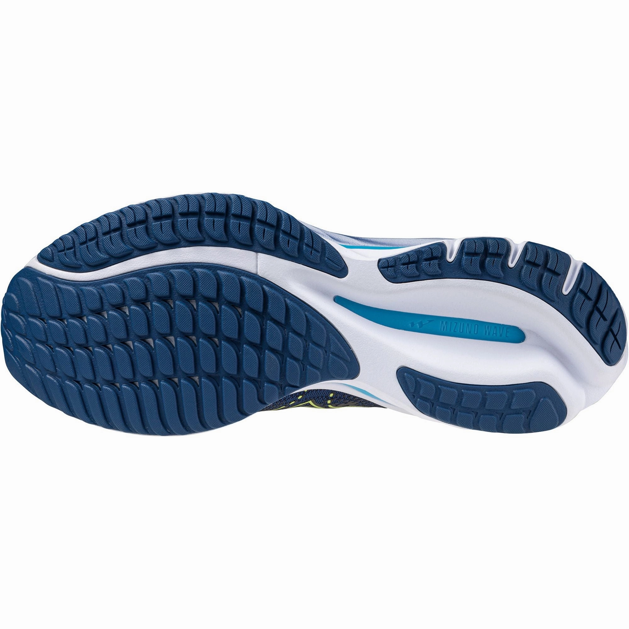Mizuno Wave Rider 27 Mens Running Shoes - Navy Performance Sneakers
