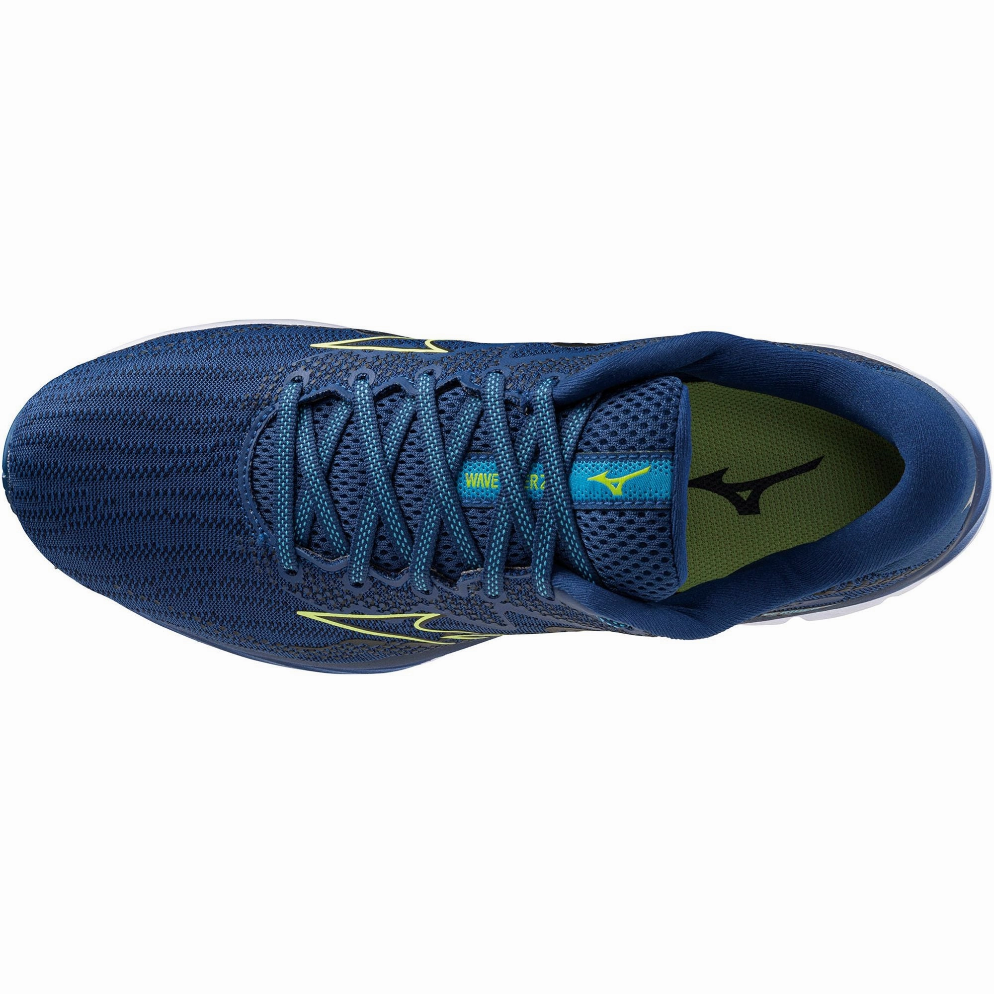 Mizuno Wave Rider 27 Mens Running Shoes - Navy Performance Sneakers