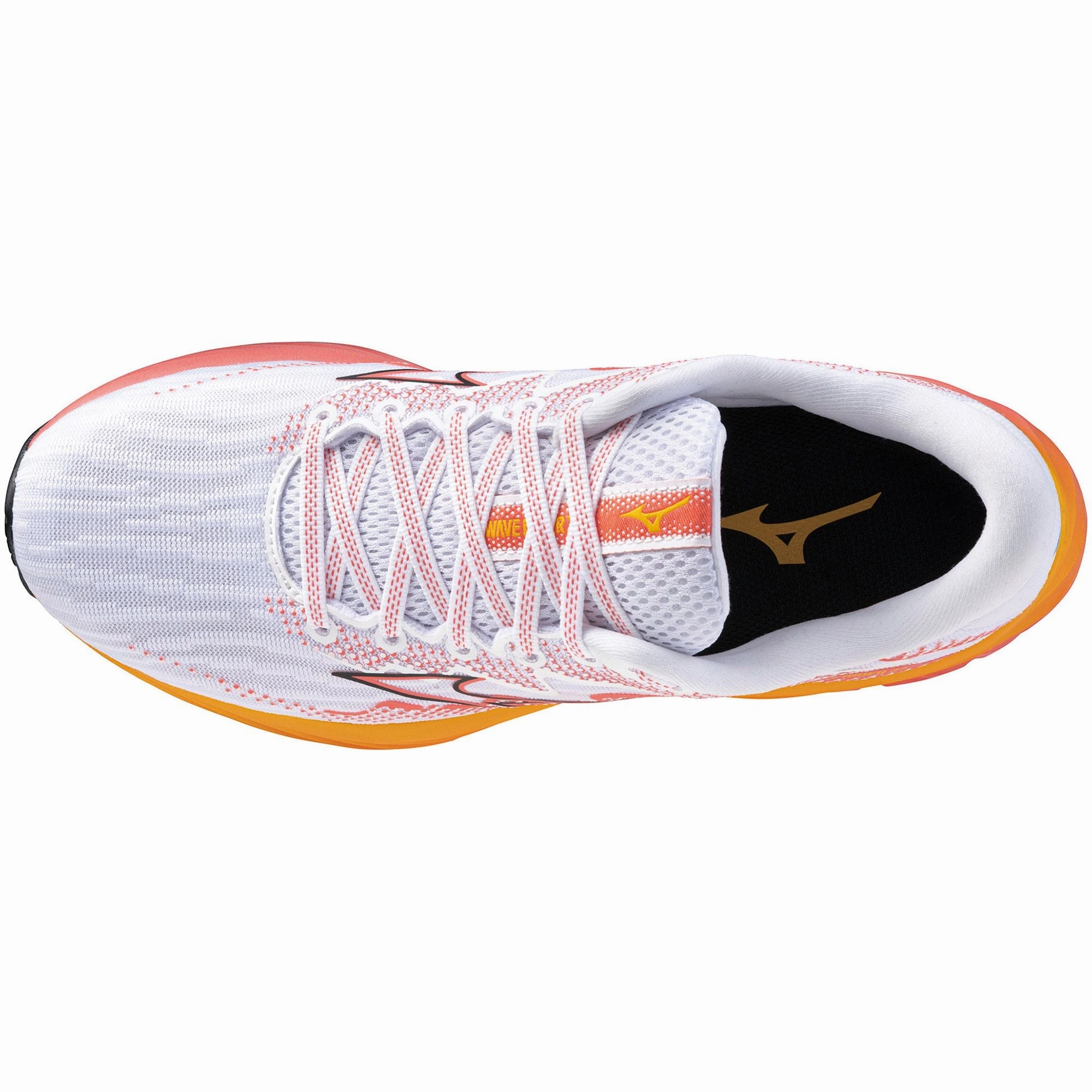 Mizuno Wave Rider 27 Womens Running Shoes - White Performance Sneakers
