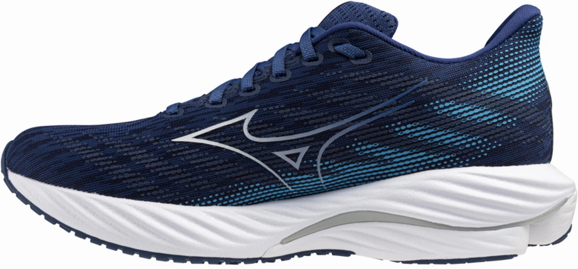 Mizuno Wave Rider 28 Mens Running Shoes - Blue Performance Sneakers