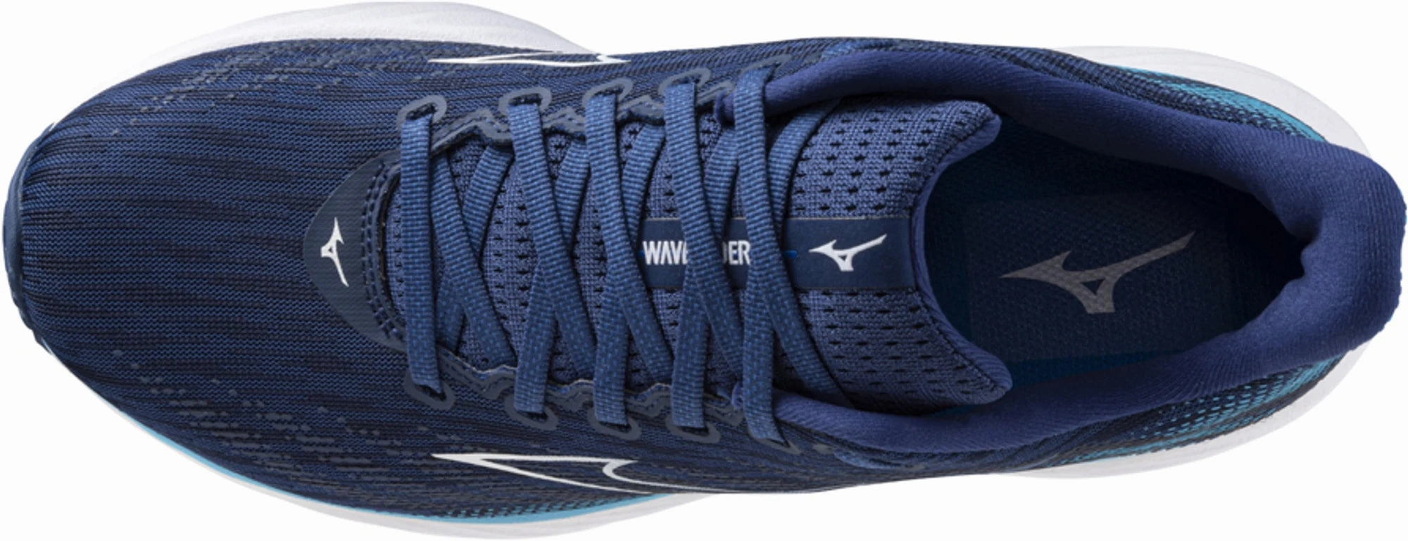 Mizuno Wave Rider 28 Mens Running Shoes - Blue Performance Sneakers