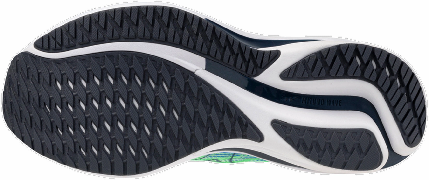 Mizuno Wave Rider 28 Mens Running Shoes - Green Performance Sneakers