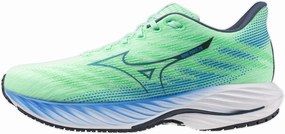 Mizuno Wave Rider 28 Mens Running Shoes - Green Mizuno performance sneakers for training