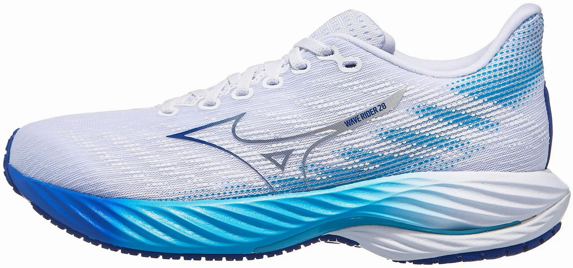 Mizuno Wave Rider 28 Womens Running Shoes - White Mizuno performance sneakers for training