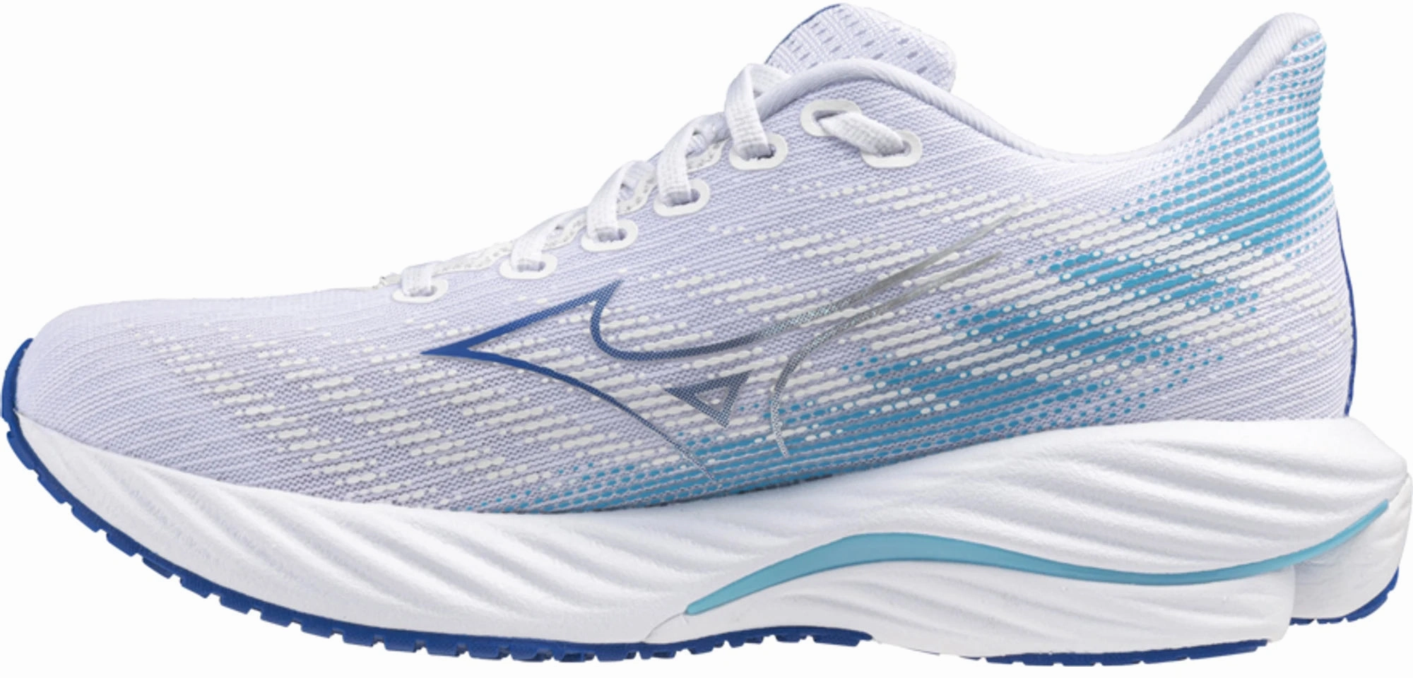 Mizuno Wave Rider 28 Womens Running Shoes - White Performance Sneakers