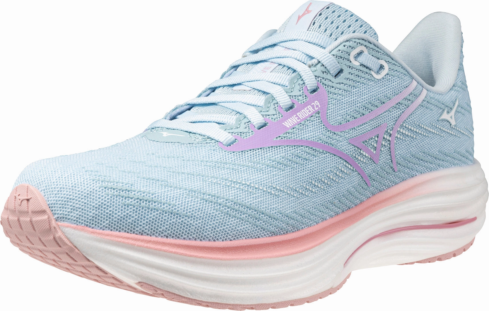 Mizuno Wave Rider 29 Womens Running Shoes - Blue Performance Sneakers