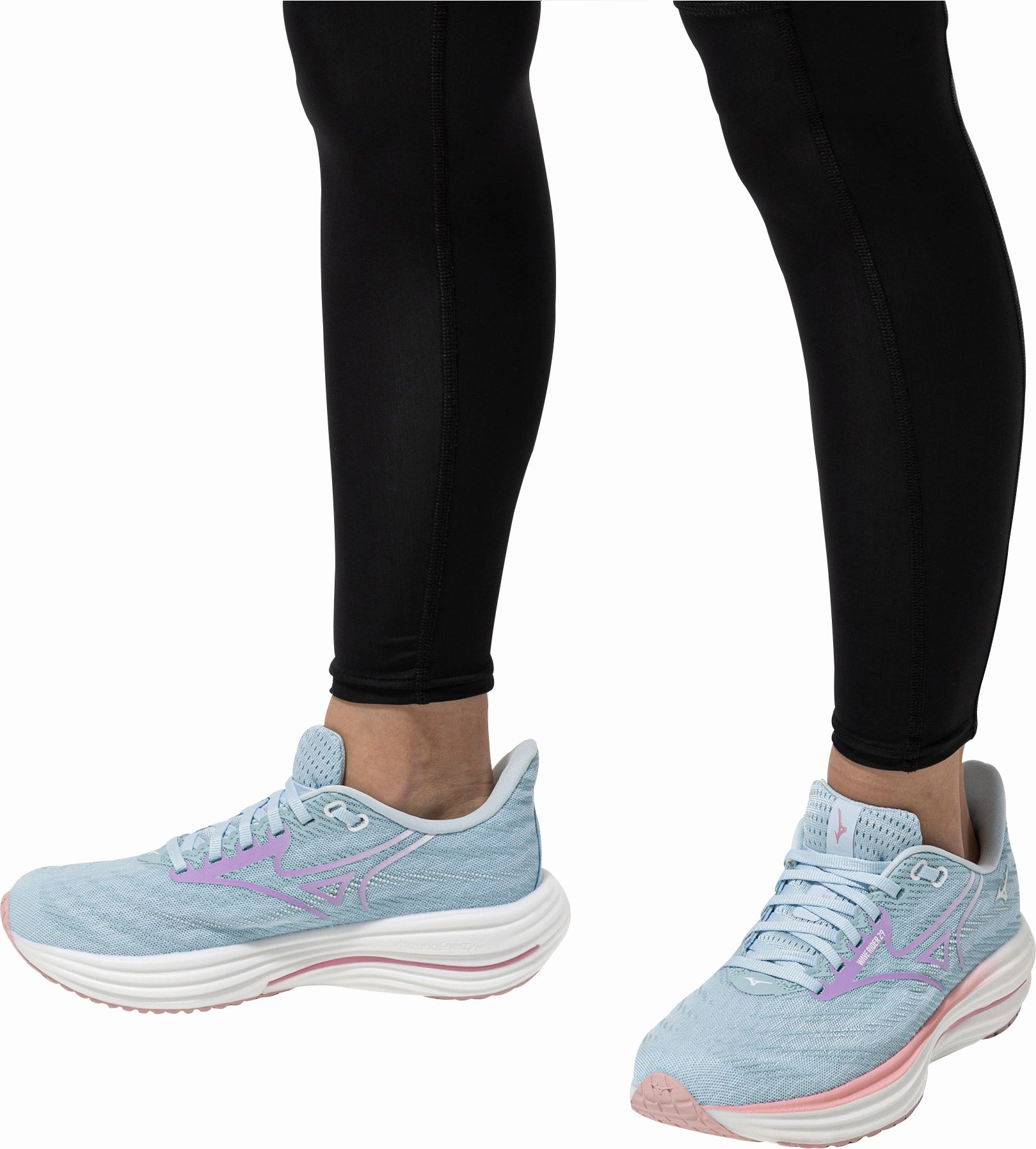 Mizuno Wave Rider 29 Womens Running Shoes - Blue Performance Sneakers