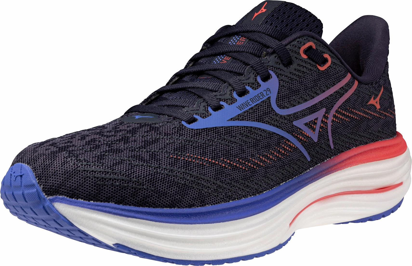 Mizuno Wave Rider 29 Womens Running Shoes - Grey Performance Sneakers