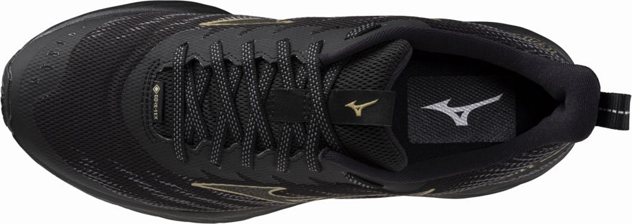 Mizuno Wave Rider GORE-TEX 2 Mens Trail Running Shoes - Black Performance Sneakers