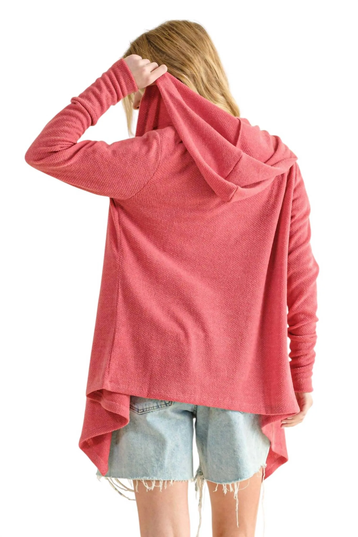Need To Love You Cardigan In Rose Pink